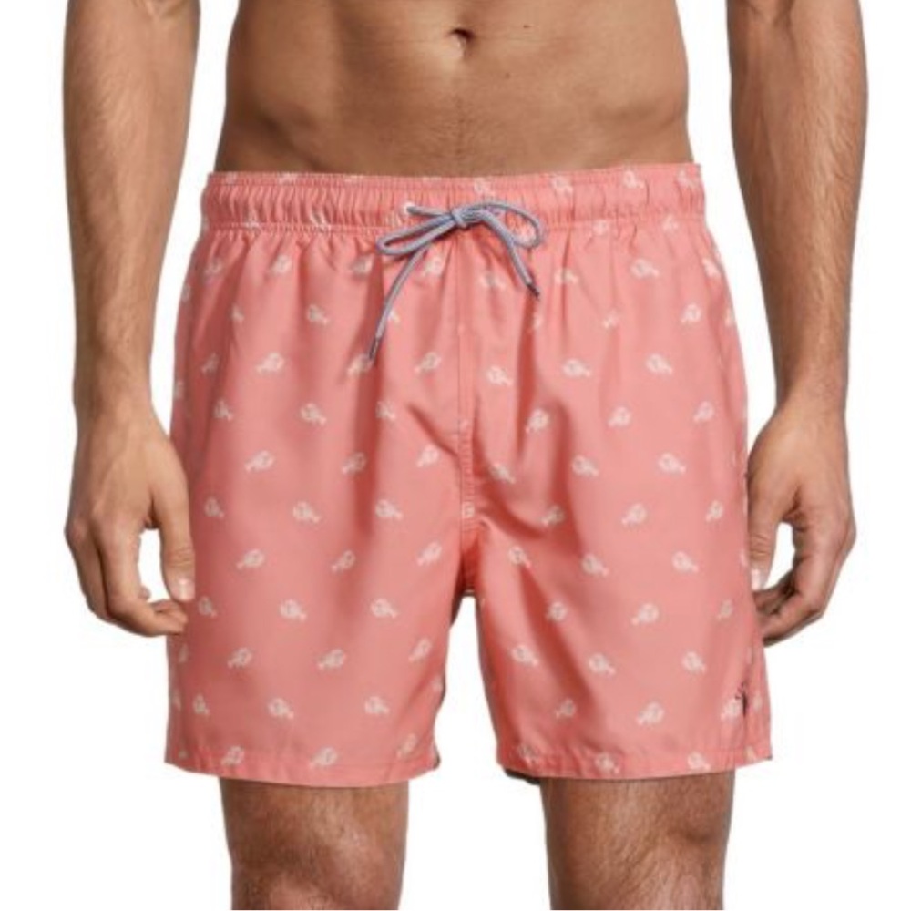 TED BAKER Lobster-Print Swim Trunks men’s size L/XL